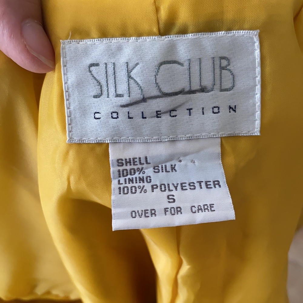 Silk Club Collection Women Silk Blazer Jacket - Picture 4 of 5